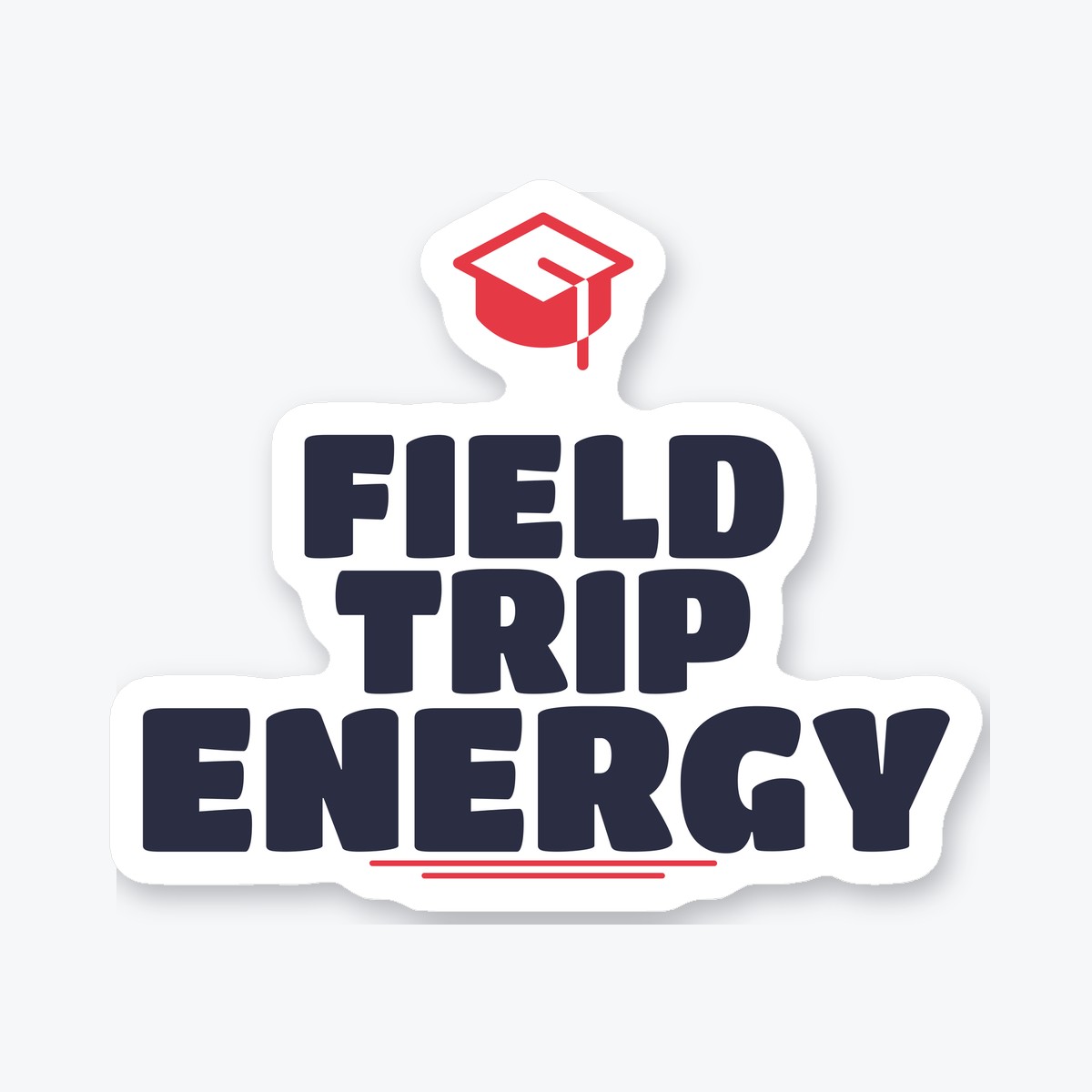 Field Trip Energy die-cut sticker